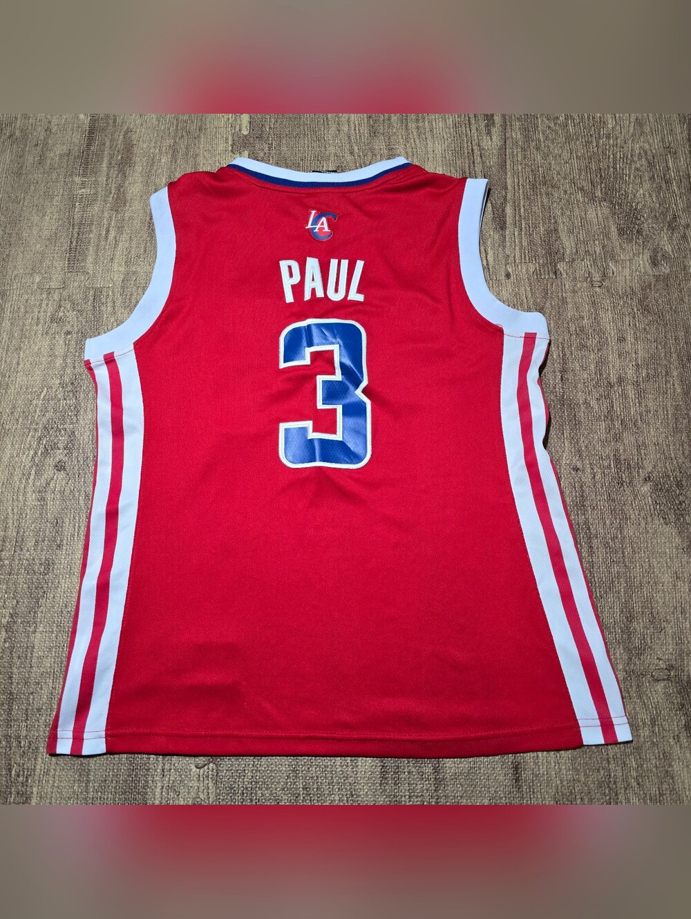 Adidas Womens NBA Los Angeles Clippers Chris Paul Red Jersey Size XL 4her - Picture 8 of 9